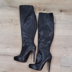 Aldo Black Over the Knee Boots